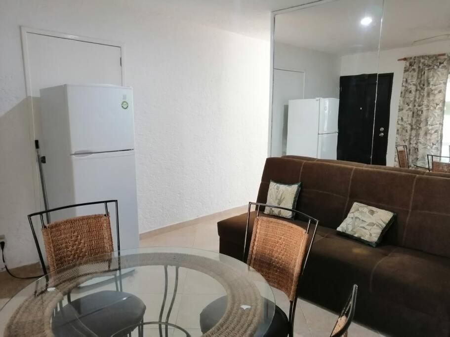 Confortable Depa En Condominio Frente Al Mar! Cancún Eksteriør bilde